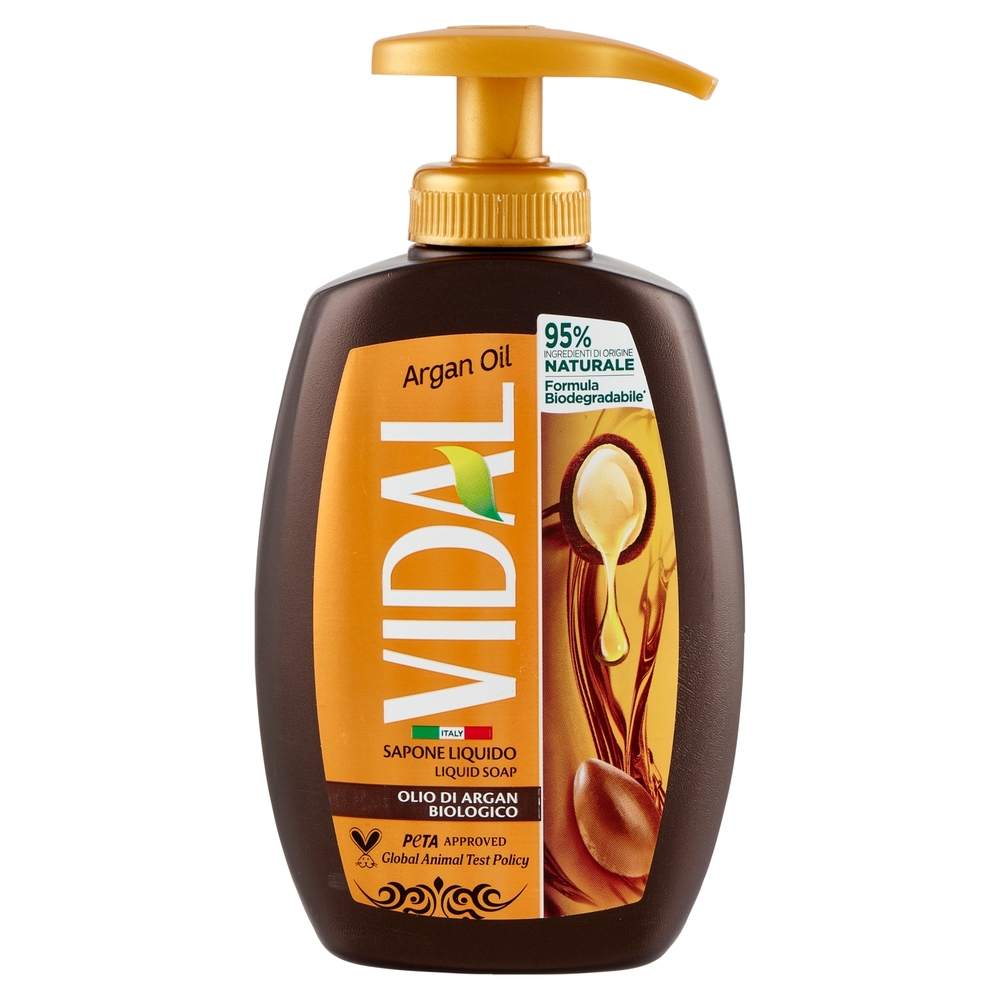 Vidal Argan Oil Sapone Liquido Olio di Argan Biologico 300 ml